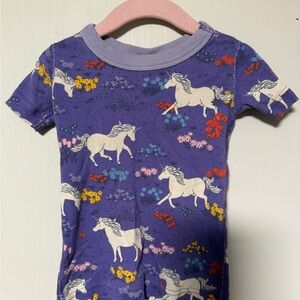 Hanna Andersson short set pj 2T unicorn